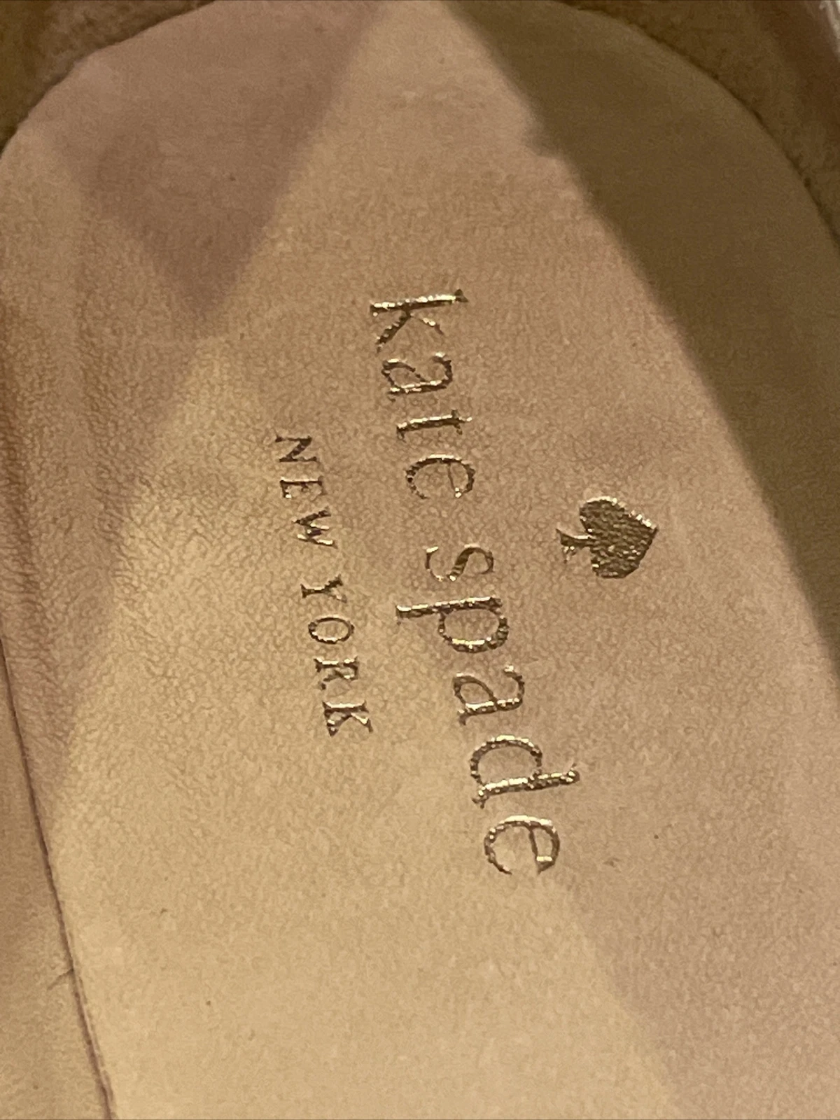 Décolleté Kate Spade New York Anika in pelle nappa nera e crema 8 5