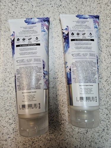 *2 Pack* Bath & Body Works MOONLIGHT PATH Body Cream Discontinued - Picture 3 of 5