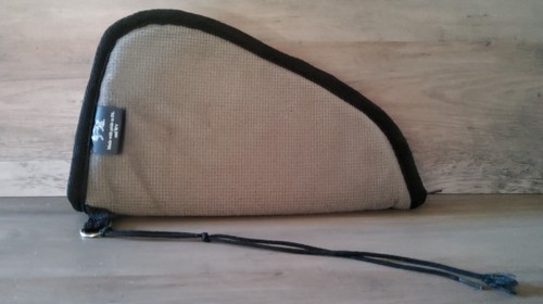 Estuche para pistola blanda de marca única de Morton Ent. Soporte de tela de 11" con cremallera alrededor