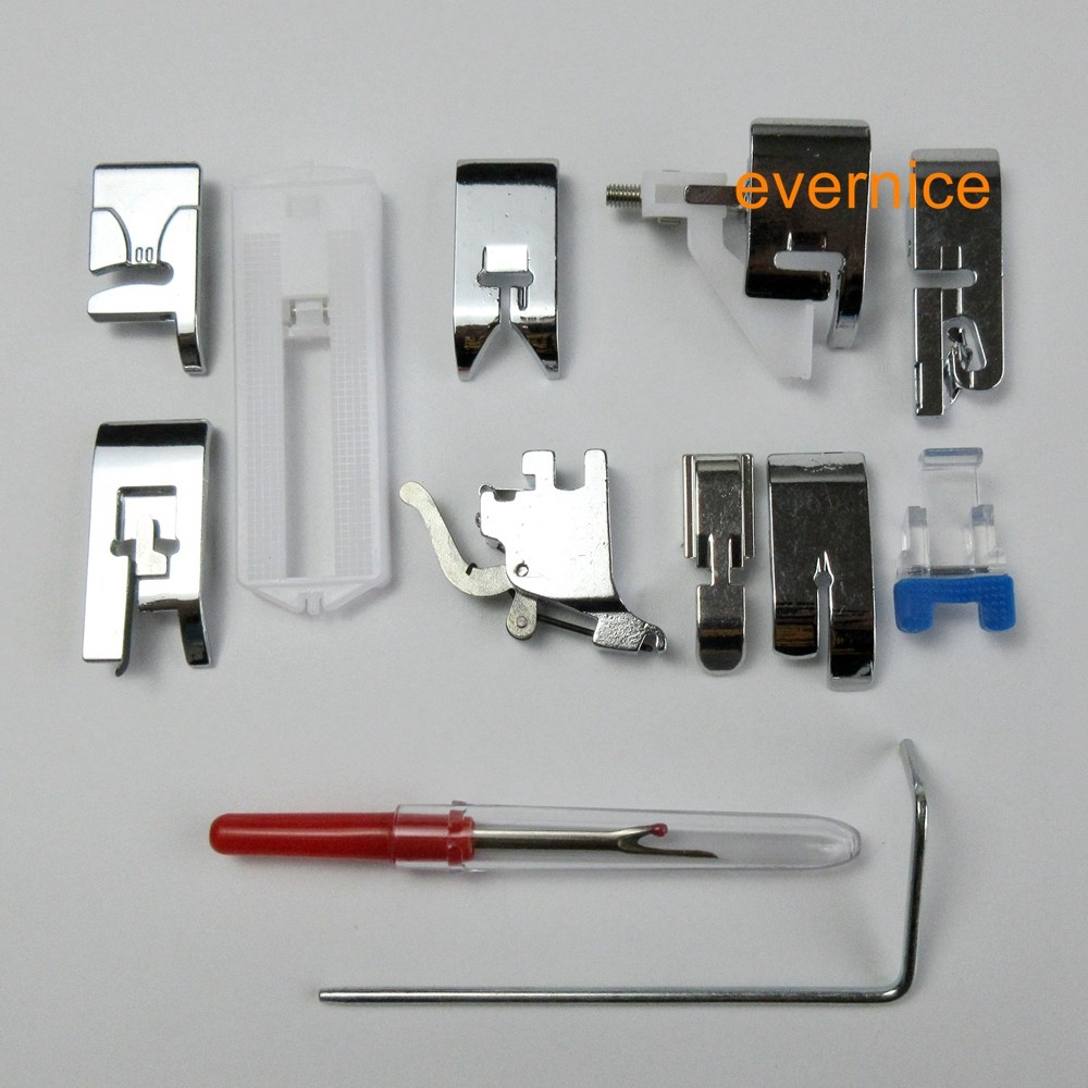 New Set Of 11 High Shank SnapOn Feet For Elna Diva 8000, 9000 Sewing