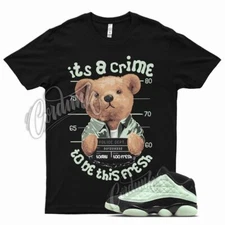 Black CRIME T Shirt for Air J1 13 Low Singles Day Barely Green 1