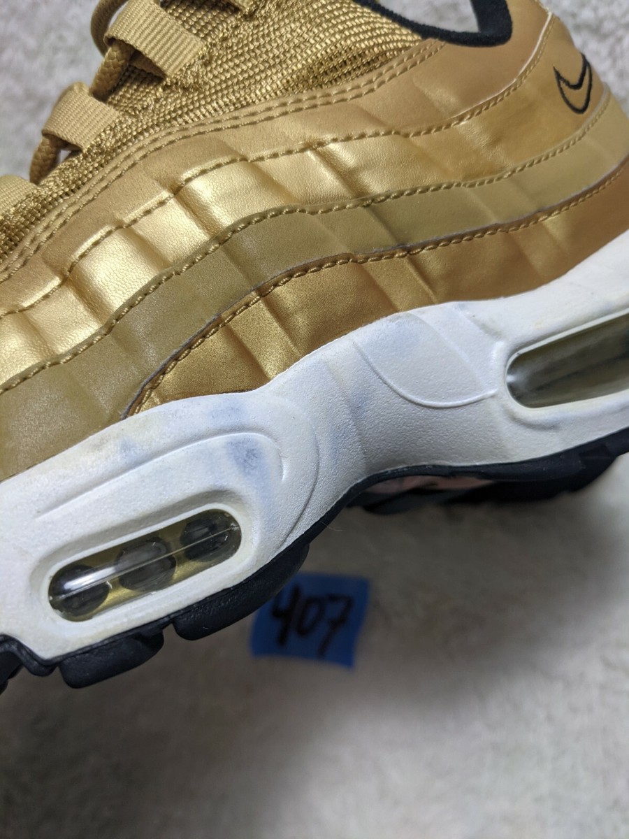 NIKE ☆ Air Max 95 Gold DS 2017 NIKE AIR MAX 95 918359 700 METALLIC GOLD BULLET 8.5
