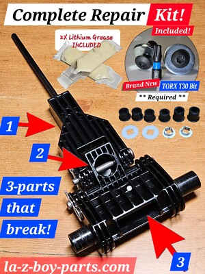 EXACT La-Z-Boy Plastic Clevis Mount Toggle Rod Shaft Lazy Electric