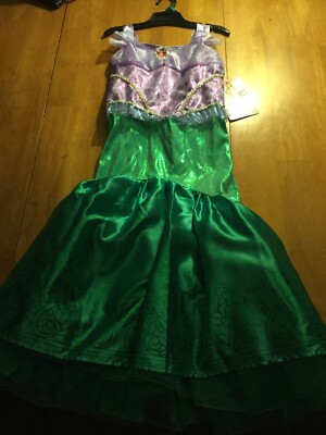 Disney ARIEL Deluxe Dress Costume Target Exclusive Disguise Girls Medium 7-8  