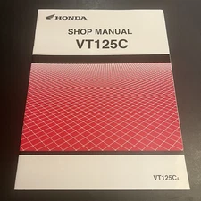 Honda VT125 C4 2003 Genuine OE Workshop Service Manual Supplement 62KGB00Y