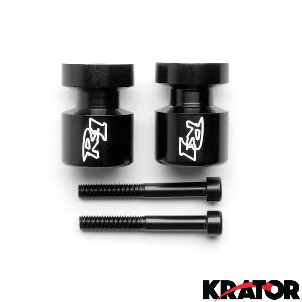 Carretes basculantes negros Yamaha YZF R1 R1S 1998-2004 2005 2006 2007 2008 2009-2013 Foto 3 de 3