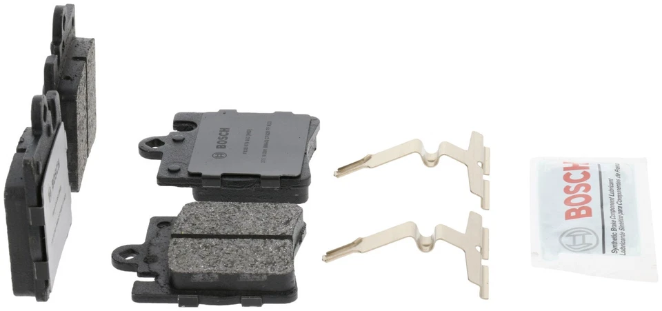 Pastillas de freno traseras de cerámica QuietCast 2001 2002 para Mercedes CLK320 2000-2005 Bosch Foto 3 de 4