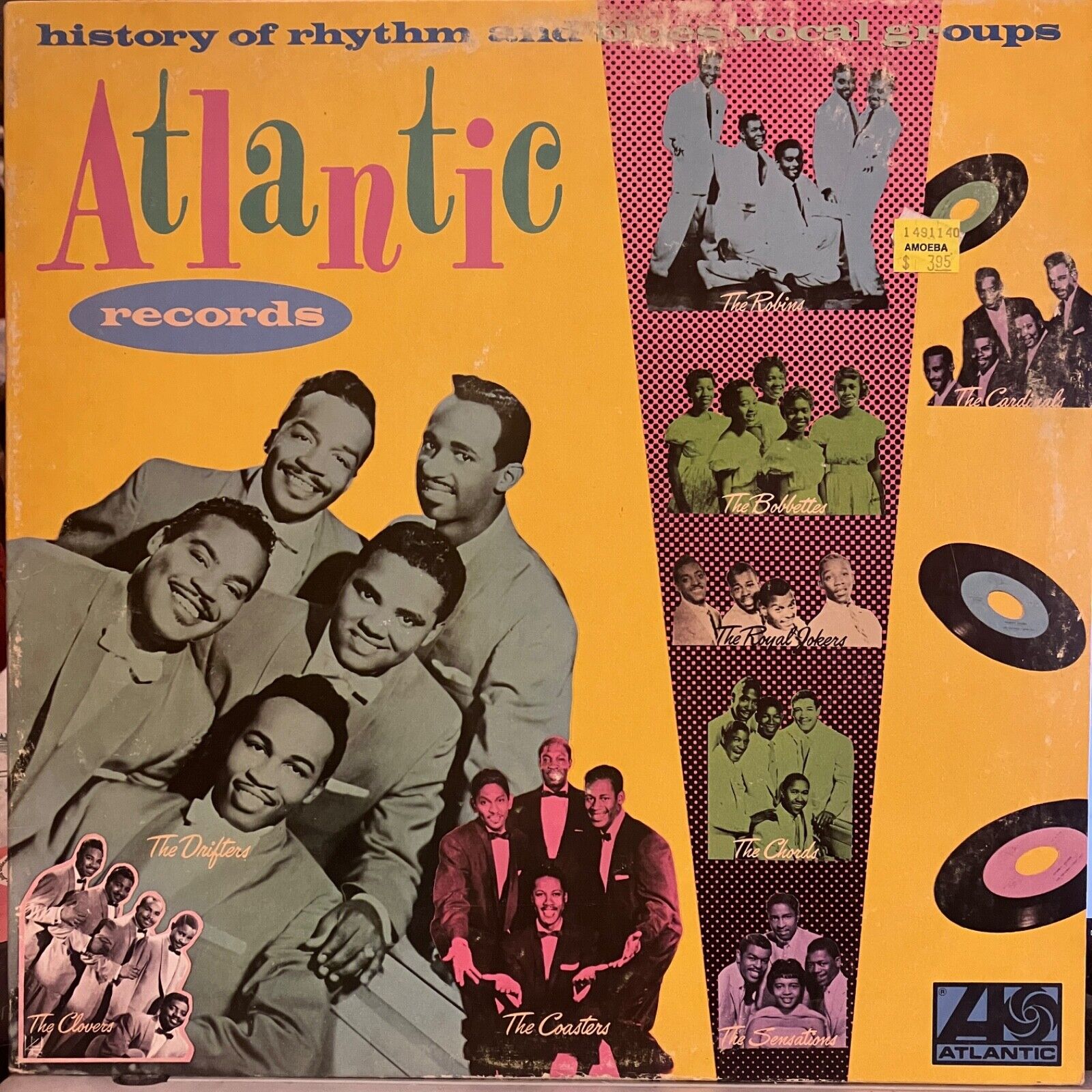 1983 ATLANTIC RECORDS HISTORY R&B VOCAL GROUPS LP PLAYTESTED 1950s DOO WOP