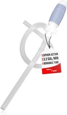 Heavy Duty Manual Fuel Transfer Pump Siphon, Fast Flow 3.2 GPM- 3.2 Gal / Min