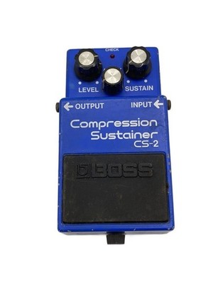 BOSS CS-2 Compression Sustainer Guitar Effects Pedal Used Scratched