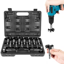 Forstner Bit Set for Wood High Strength Steel Wood Drill Bits 16PCS for Drilling
