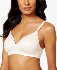 Warner's Cloud 9 Super Soft Wireless Lightly Lined Comfort Bra Sandshell 36C