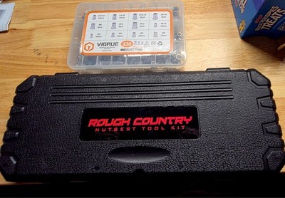 Rough Country Nutsert Toolkit - 10 Piece System W/Quick Change Mandrel Set+ Xtra