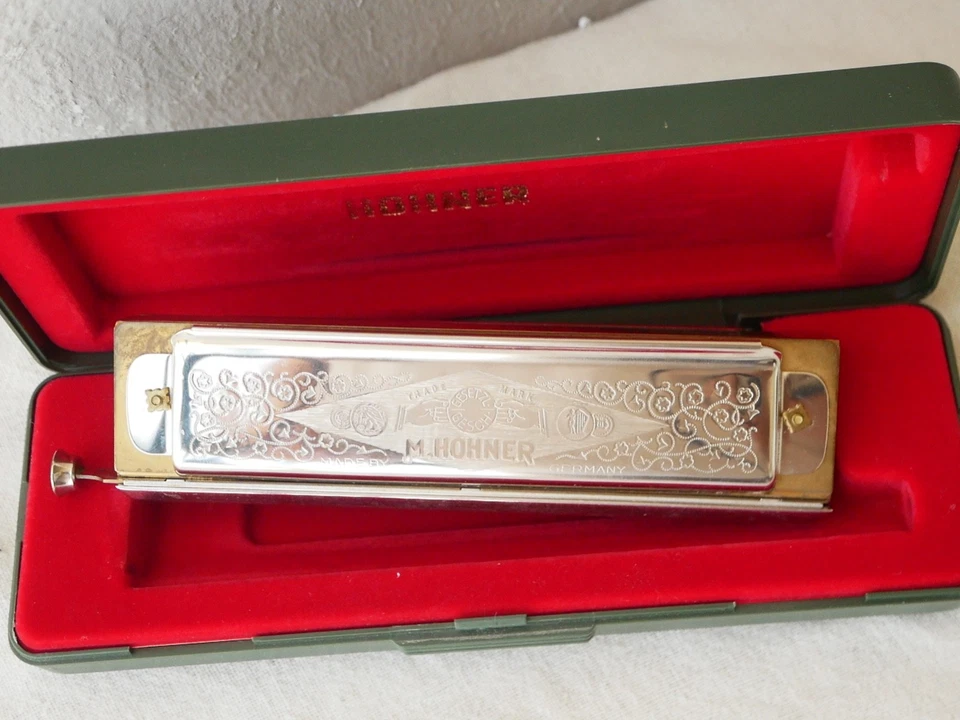 HARMONICA HOHNER Super Chromonica 270 en C Box Made in Germany - Photo 2/4