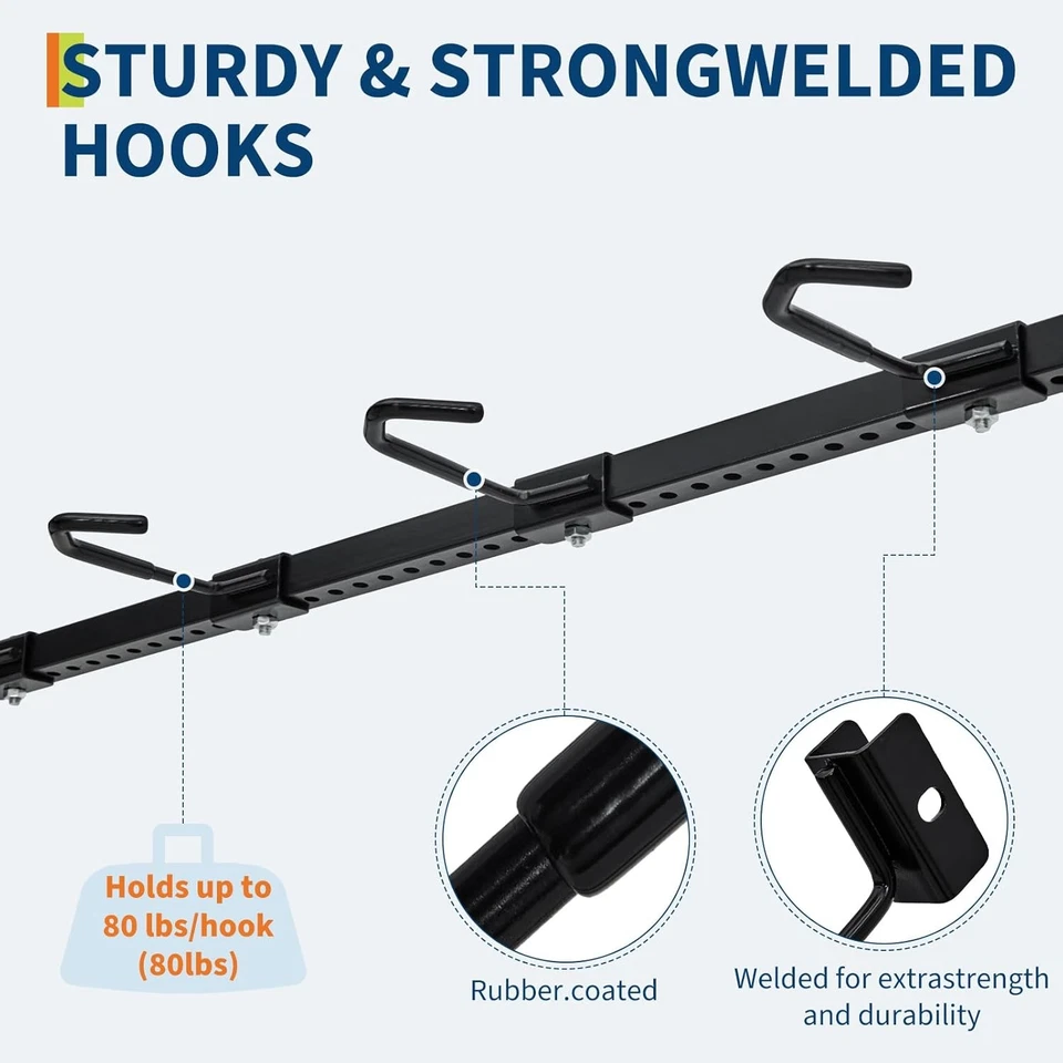 Freestanding Bike Rack 5 Bikes Capacity 400LBS Vertical Bike Storage Stand - Image 4 of 4