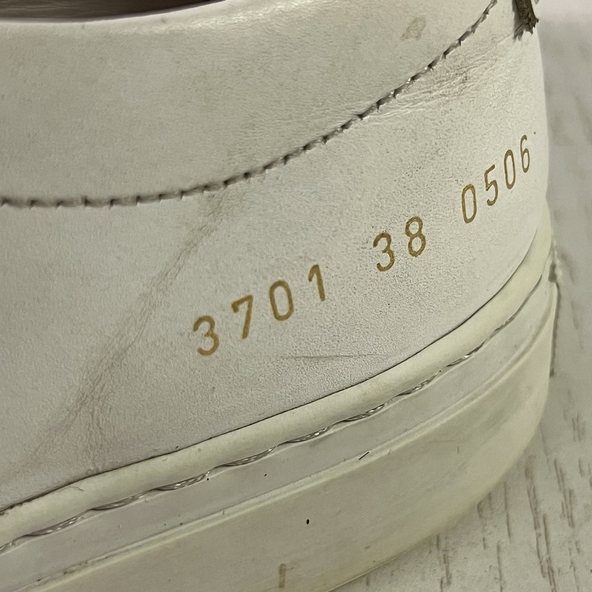 Common Projects Shoes Womens 38 / 8 White Leather Achilles