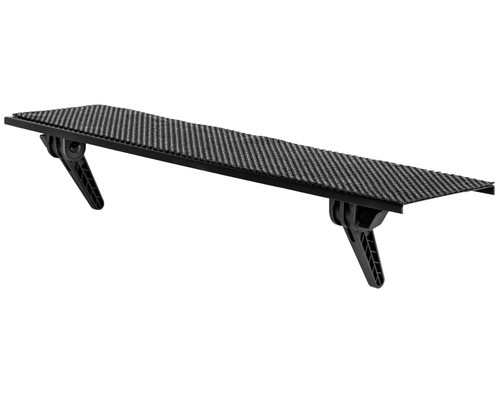 TV and Monitor Top Shelf Mounting Bracket with 24 inch Padded Platform and Ro...
