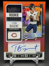 2023 Panini Contenders Rookie Ticket RED Tyson Bagent #139 Rookie Auto SSP BEARS