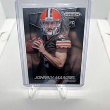 2014 Panini Prizm JOHNNY MANZIEL #287 RC Rookie Looking Forward Browns