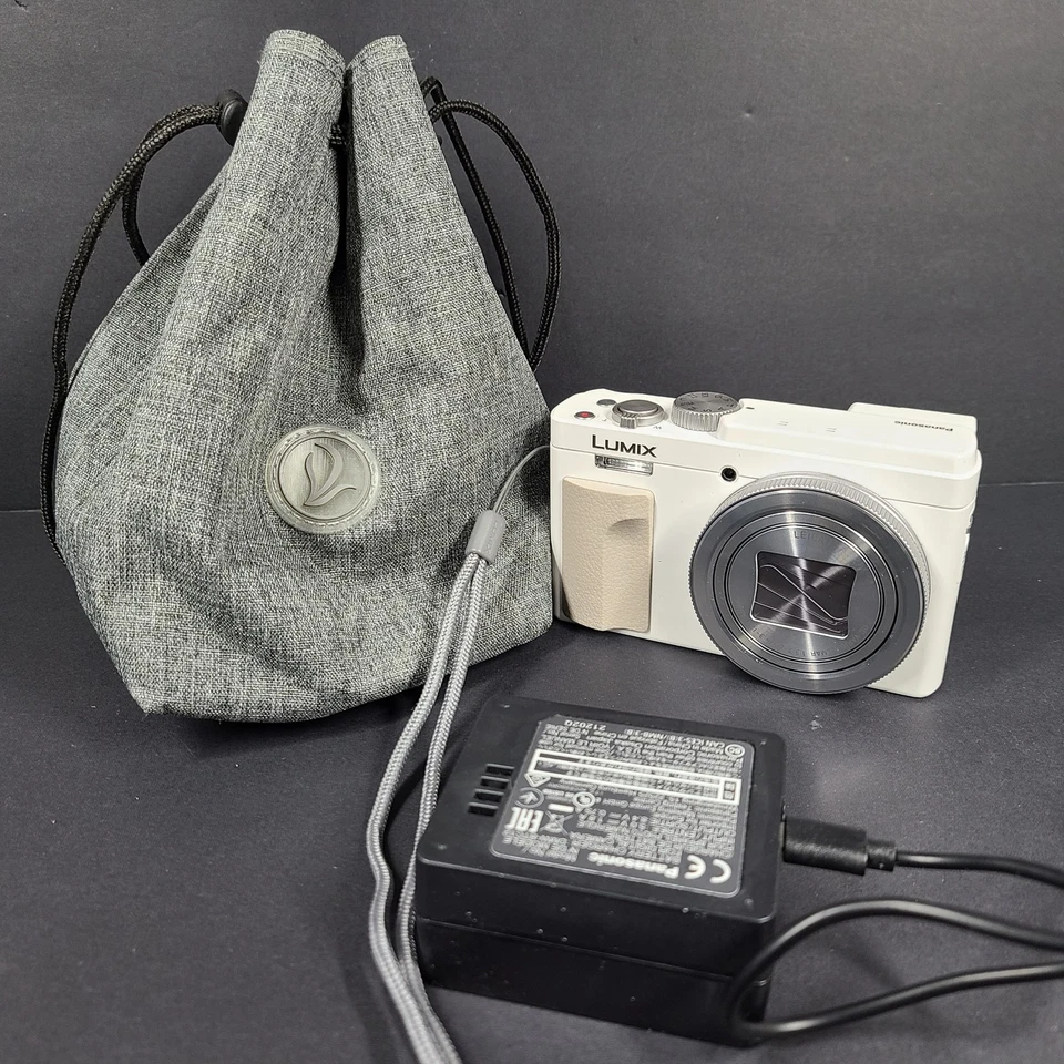 Новый Panasonic Lumix DC-TZ95D Lumix компактный цифровой камеры белый + 128GB + чехол - Изображение 2 из 4