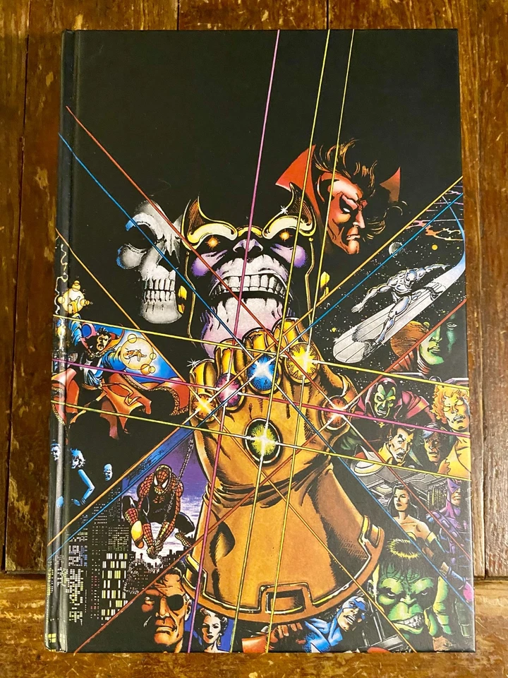 INFINITY GAUNTLET OMNIBUS | 1ª impresión 2014 OOP MARVEL | ¡THANOS! SILVER SURFER! Foto 4 de 4