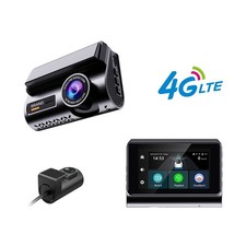 2K 4G Dual Camera Dash Cam, Recording ,Live Remote Monitoring 4G WiFi GPS