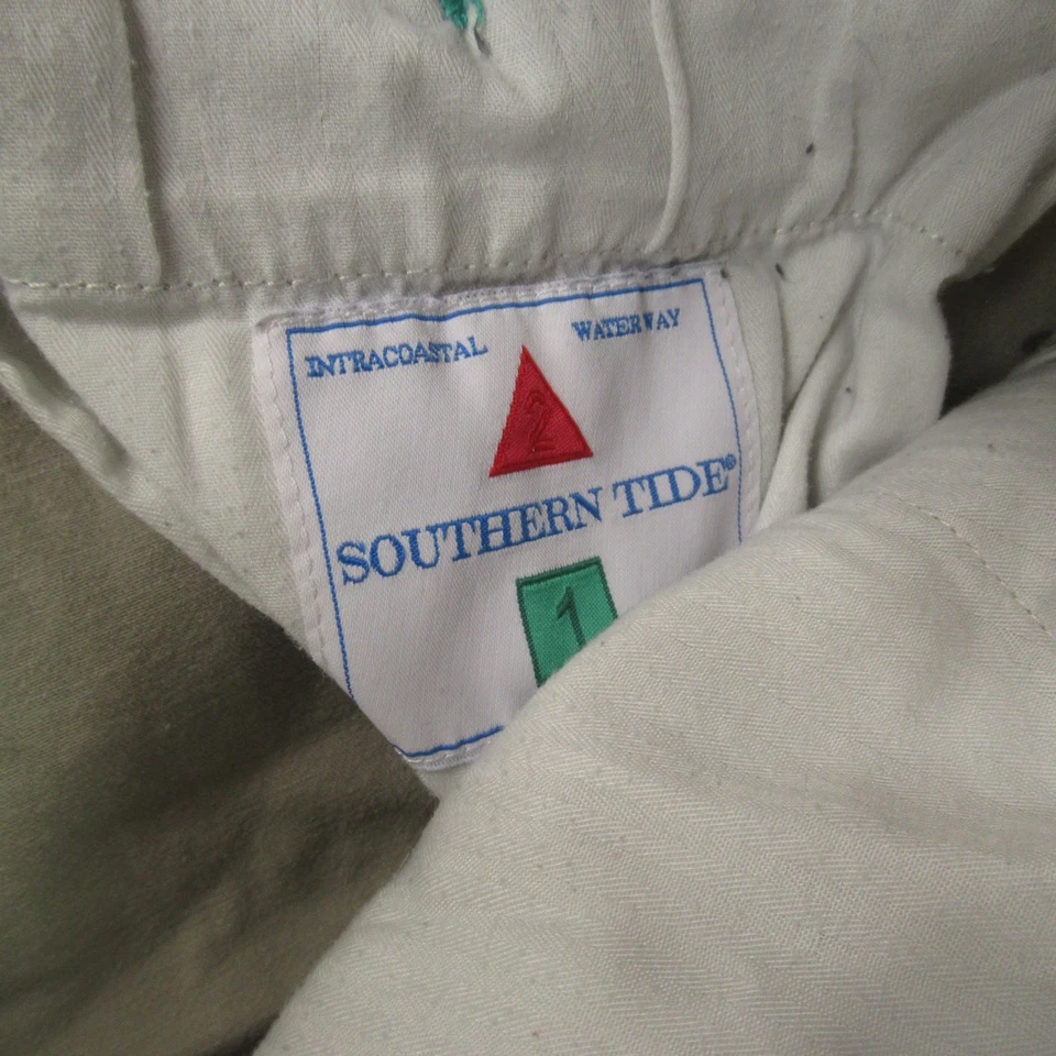 Pantalones Cortos Southern Tide Para Mujer 30 Ligeros Exterior Chino Bolsillos Beige Foto 3 de 4