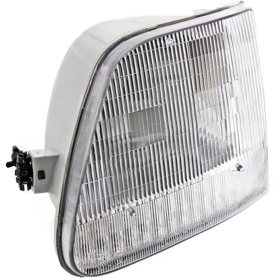 Driver and Passenger Side Headlights For Ford F-150 1997-2003 Halogen w/ Bulb/s Foto 3 de 4