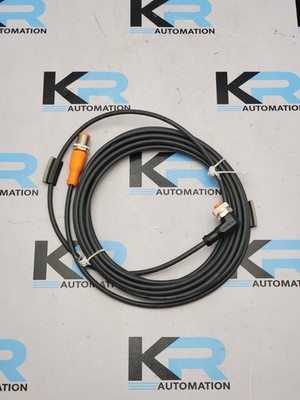 *Lot Of 2* NEW IFM Electric EVC024 Connection Cable 5m PUR-Cable M12 Connector