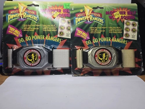 Vintage Mighty Morphin Power Rangers Mopher Belt With Sounds New Sealed