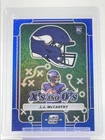 J.J. MCCARTHY 2024 CONTENDERS OPTIC X'S AND O'S ROOKIE BLUE RC /99 Q0678