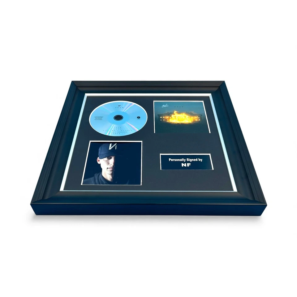 NF SIGNED "Fear" Luxury CD Photo Display & COA Autographed Music Memorabilia - Image 4 of 4