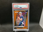 2024 Panini Prizm Drake Maye RC Orange Lazer Prizm PSA 9