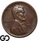 1911-D Lincoln Cent Wheat Penny, Choice AU++ Better Date