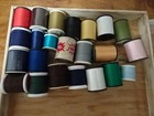 Lot 23 spools Vtg 100% Polyester Thread-Various Brands-Clarks,Excel,&others — photo 1