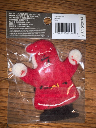 Dimensions Needle Felting Embellishments Santa 100% Wool Christmas - Picture 2 of 8