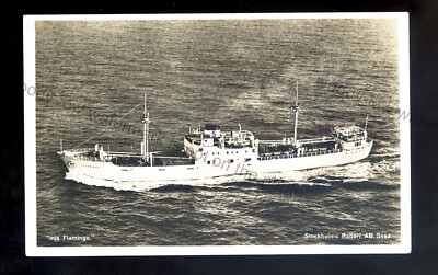 ca1206 - schwedisch - AB Svea Frachtschiff - Flamingo - bt.1949 - Postkarte 5,5 x 3,5