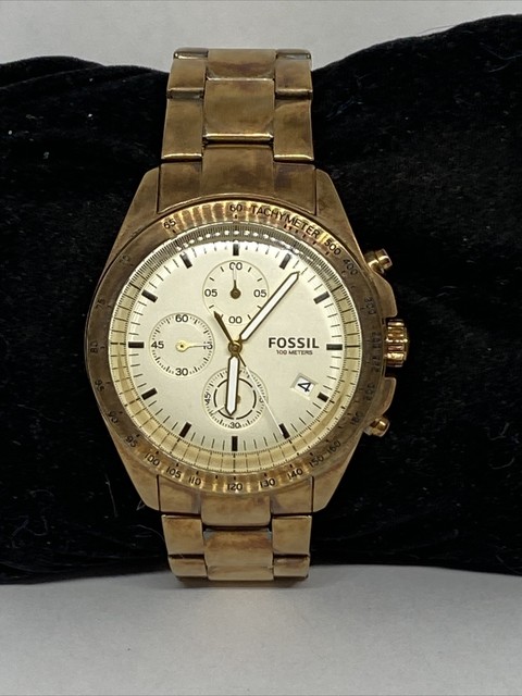 Fossil Men's Sport 54 Chronograph Gold 