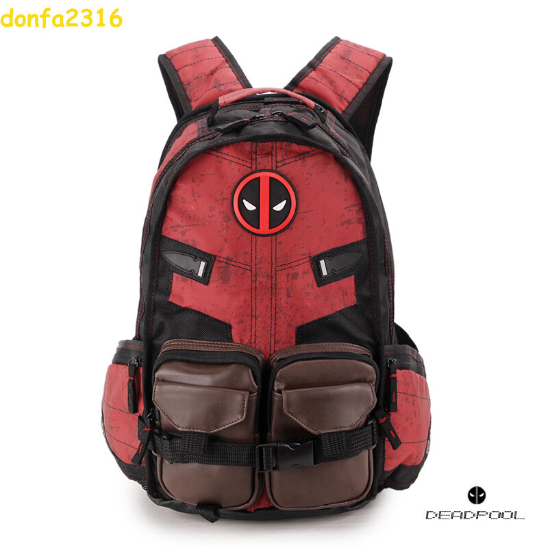Marvel Hero Deadpool Rucksack Backpack Schoolbag Shoulder 