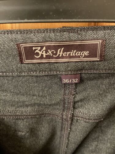34 Heritage Courage Mens 36x32 Mid-Rise Straight Leg Jeans Color : Petrol Night - Picture 4 of 5
