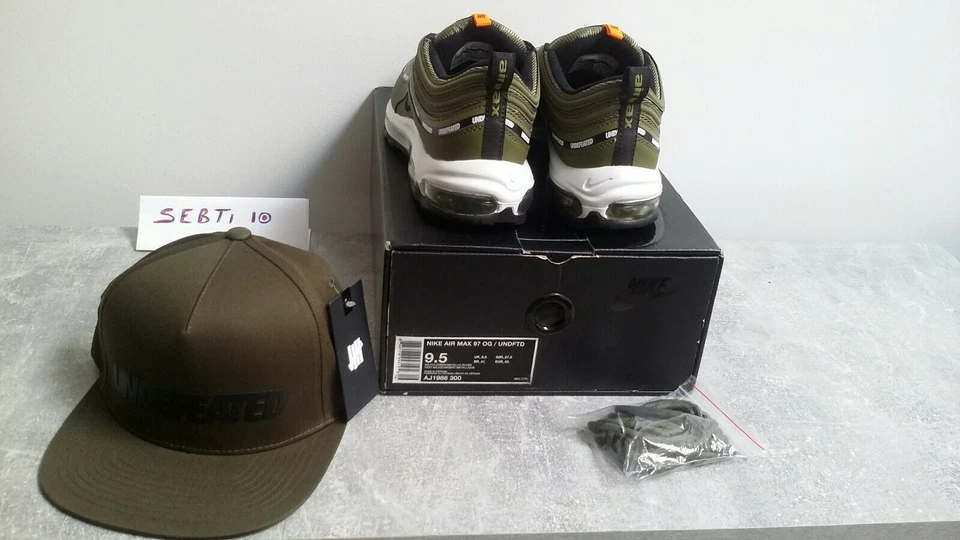 Nike Air Max 97 OG Undefeated (2017) Complexcon Olive Exclusive eur 43 - Photo 2/4