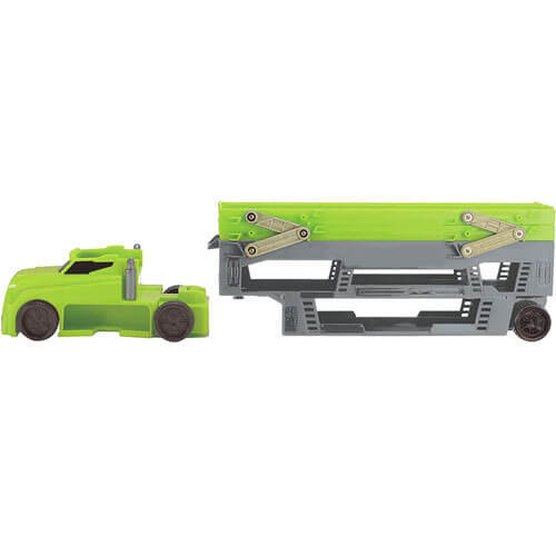 Dickie Toys Stack and Store Car Transporter with Space for 36 Vehicles Green - Imagen 2 de 3