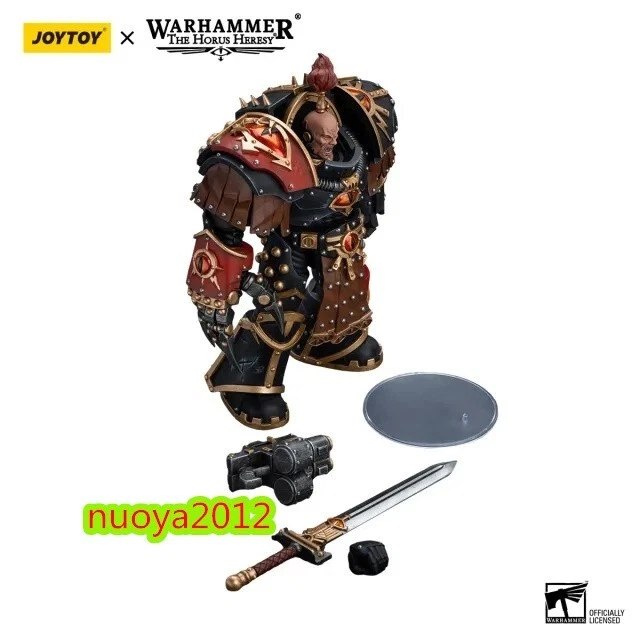 JOYTOY JT9770 1:18 Ezekyle Abaddon Primer Capitán de la XVlta Legión Figura Cuerpo Foto 4 de 4