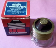 Avon Vintage Boxed Collectable Right Connection Wild Country Aftershave EMPTY