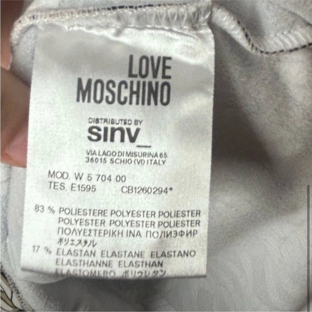 Abito Love Moschino Nautica Corda Cuori Tg 8