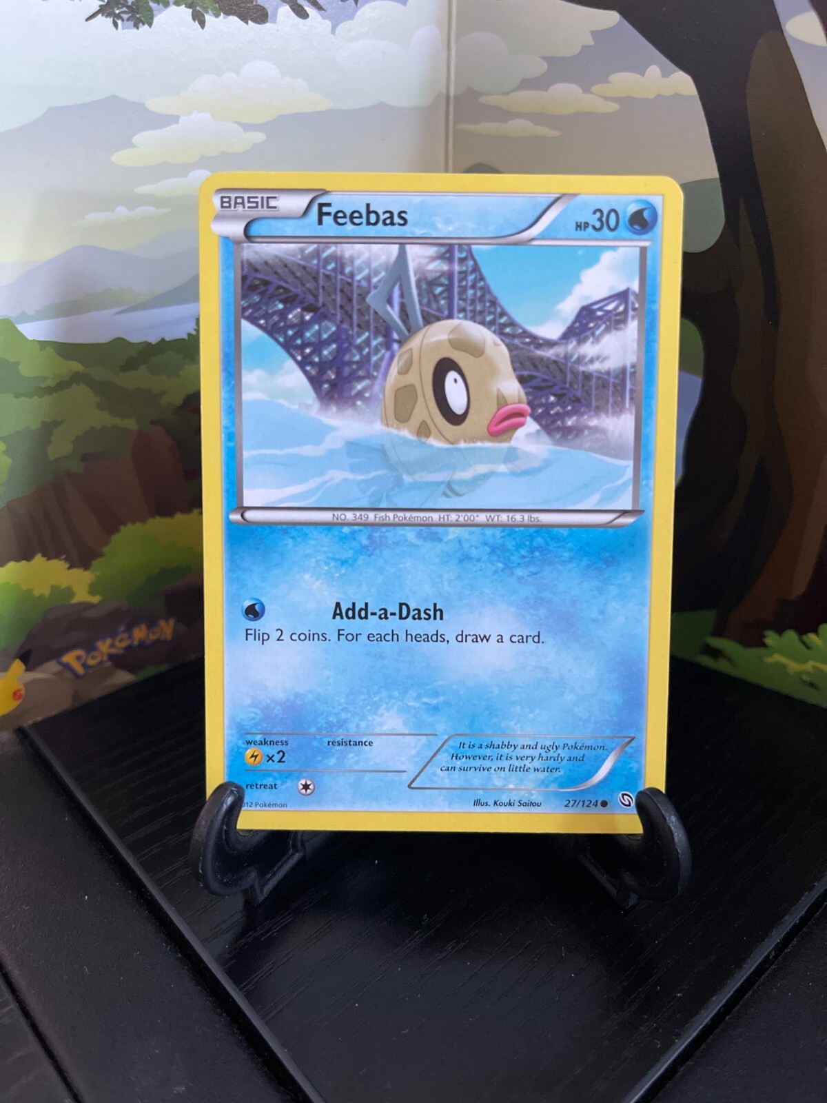 Feebas 27/124 - Dragons Exalted - Common - Pokemon Card TCG - LP