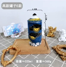 Candle Holder Crafted Ceramic Candle Jar with Enchanting Big Eyes and Versatile!