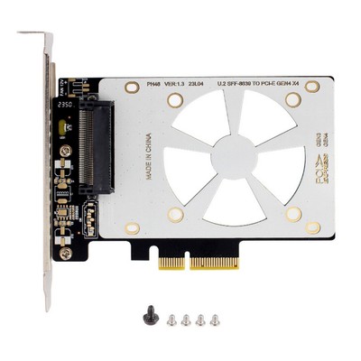 For NVMe SSD Converter Expansion Card SFF-8639 PH46  PCIE X4 Expansion Adapter U