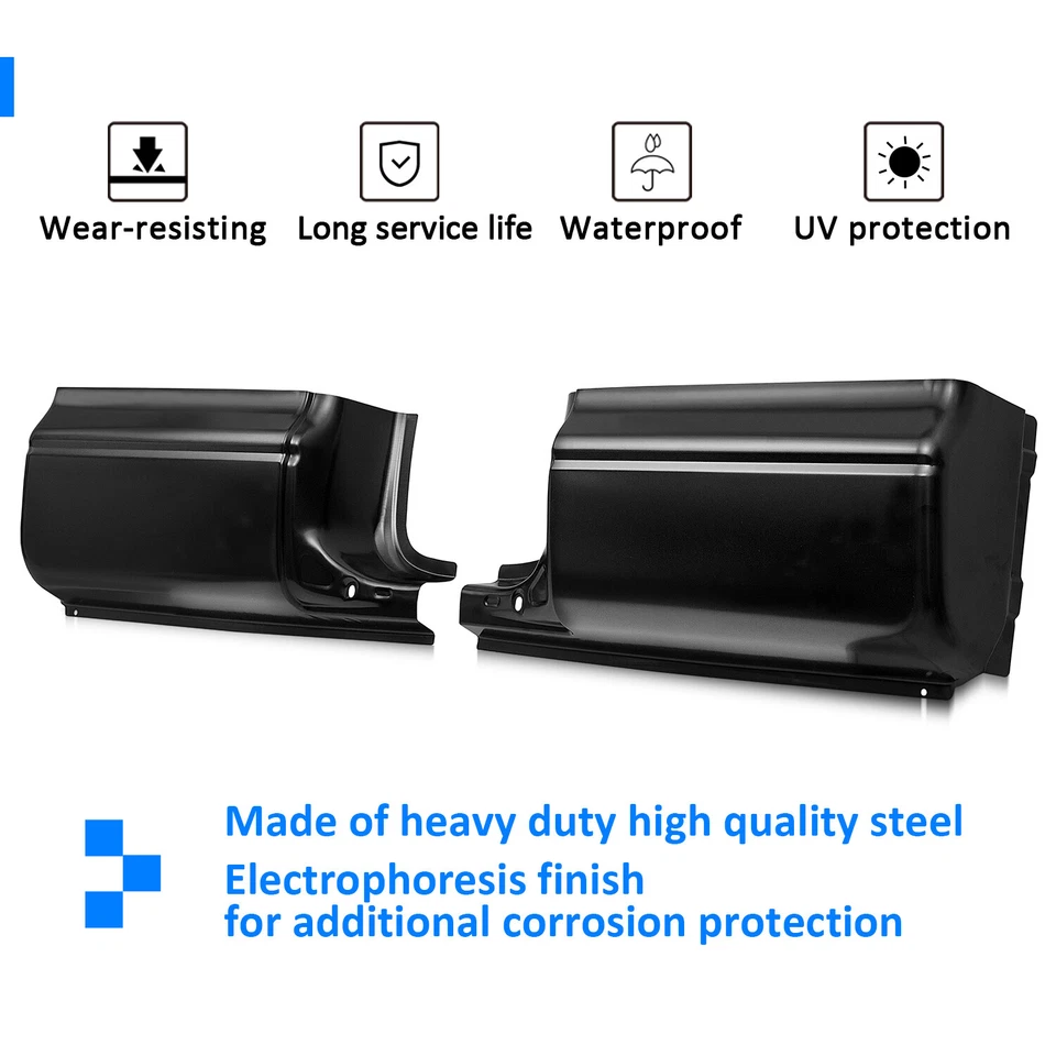 For 1997-2004 Dodge Dakota 2 Door Extended Club Cab Corners Left & Right Foto 3 de 4