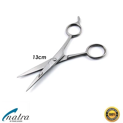 NATRA 13cm hair scissors hairdressing scissors beard scissors hair cutting scissors hairdresser 5''